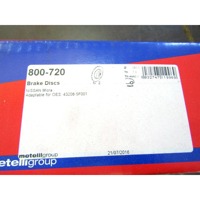 SPREDNJI ZAVORNI DISKI OEM N. 43206-5F001 ORIGINAL REZERVNI DEL NISSAN MICRA K11 K11E MK2 (1992 - 1998)BENZINA LETNIK 1998