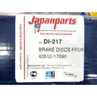 SPREDNJI ZAVORNI DISKI OEM N. 43512-17080 ORIGINAL REZERVNI DEL TOYOTA MR2 SW2 W20 MK2 (1989 - 1999)BENZINA LETNIK 1990