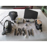 KIT AIRBAG KOMPLET OEM N. 18829 KIT AIRBAG COMPLETO ORIGINAL REZERVNI DEL MAZDA 6 GG GY (2003-2008) DIESEL LETNIK 2006