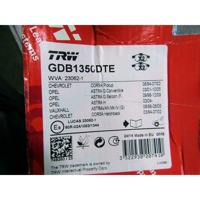 GDB1350DTE KIT PASTIGLIE FRENO ANTERIORI TRW OPEL ASTRA 2.0 DTI 74 KW 5P RICAMBIO NUOVO