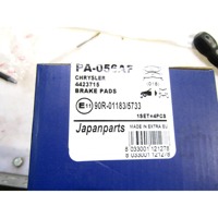 PA-056AF KIT PASTIGLIE FRENO ANTERIORI JAPANPARTS CHRYSLER VOYAGER 3.0 B 104 KW RICAMBIO NUOVO