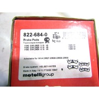 822-684-0 KIT PASTIGLIE FRENO POSTERIORI CIFAM FORD EXPLORER 4.0 B 152 KW RICAMBIO NUOVO