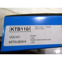 KTB110/1 KIT CINGHIA DENTATA DISTRIBUZIONE CON PULEGGE DAYCO VOLVO S40 V40 1.9 TD 66 KW RICAMBIO NUOVO 