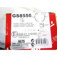 GS8556 KIT GANASCE PER FRENI A TAMBURO POSTERIORI TRW NISSAN ALMERA 2.0 D 55 KW RICAMBIO NUOVO