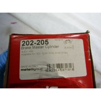 ZAVORNI CILINDER OEM N. 811611019Q ORIGINAL REZERVNI DEL AUDI 80 81 85 B2 BER/SW/COUPE (1978 - 1986)BENZINA LETNIK 1983