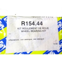 R154.44 CUSCINETTO MOZZO RUOTA POSTERIORE SNR AUDI A6 2.5 110 KW RICAMBIO NUOVO