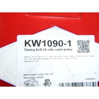 KW1090-1 KIT CINGHIA DISTRIBUZIONE CON POMPA ACQUA KWP AUDI A3 2.0 TDI 125 KW RICAMBIO NUOVO