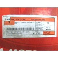 MEHANIZEM DVIGA ZADNJIH STEKEL  OEM N. 18042 SISTEMA ALZACRISTALLO PORTA POSTERIORE ELETT ORIGINAL REZERVNI DEL KIA PICANTO SA BA MK1 R (2008 - 2011) BENZINA/GPL LETNIK 2009