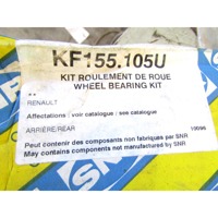 ZADNJI ZAVORNI DISKI OEM N. 7701207611 ORIGINAL REZERVNI DEL RENAULT CLIO BB CB MK2 (04/1998 - 04/2001) BENZINA LETNIK 2000