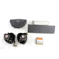 KIT AIRBAG KOMPLET OEM N. 11421 KIT AIRBAG COMPLETO ORIGINAL REZERVNI DEL MERCEDES CLASSE V / VITO W638 (01/1999 - 12/2003) DIESEL LETNIK 2000