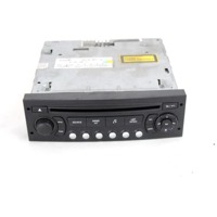 RADIO CD / OJACEVALNIK / IMETNIK HIFI OEM N. 9659139677 ORIGINAL REZERVNI DEL CITROEN C4 MK1 / COUPE L LC (2004 - 08/2009) DIESEL LETNIK 2007