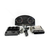 KOMPLET ODKLEPANJE IN VZIG  OEM N. 28231 KIT ACCENSIONE AVVIAMENTO ORIGINAL REZERVNI DEL VOLKSWAGEN SCIROCCO 137 138 MK3 (10/2008 - 06-2014)BENZINA LETNIK 2009