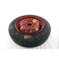 MALO REZERVNO KOLO OEM N. 8970 RUOTINO DI SCORTA ORIGINAL REZERVNI DEL FIAT SEICENTO 600 187 MK2 (1998 - 04/2005)BENZINA LETNIK 2005