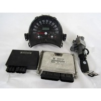 KOMPLET ODKLEPANJE IN VZIG  OEM N. 17122 KIT ACCENSIONE AVVIAMENTO ORIGINAL REZERVNI DEL VOLKSWAGEN NEW BEETLE 9C1 1C1 1Y7 (1999 - 2006) DIESEL LETNIK 2004