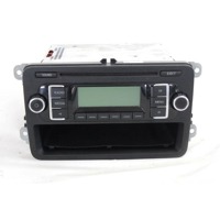 RADIO CD / OJACEVALNIK / IMETNIK HIFI OEM N. 1K8597691 ORIGINAL REZERVNI DEL VOLKSWAGEN POLO 6R1 6C1 (06/2009 - 02/2014) DIESEL LETNIK 2010