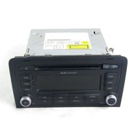 RADIO CD / OJACEVALNIK / IMETNIK HIFI OEM N. 8P0035186AB ORIGINAL REZERVNI DEL AUDI A3 MK2R 8P 8PA 8P1 8P7 (2008 - 2012)DIESEL LETNIK 2011