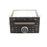 RADIO CD / OJACEVALNIK / IMETNIK HIFI OEM N. 28185JD40A ORIGINAL REZERVNI DEL NISSAN QASHQAI J10C (2006 - 2010) DIESEL LETNIK 2007