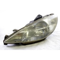 SPREDNJI LEVI ZAROMETI  OEM N. 9632689380 ORIGINAL REZERVNI DEL PEUGEOT 206 / 206 CC 2A/C 2D 2E/K (1998 - 2003) BENZINA LETNIK 2000