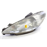 SPREDNJI LEVI ZAROMETI  OEM N. 9632689380 ORIGINAL REZERVNI DEL PEUGEOT 206 / 206 CC 2A/C 2D 2E/K (1998 - 2003) BENZINA LETNIK 2000