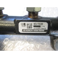 VOD VBRIZGA GORIVA OEM N. 9654726280 ORIGINAL REZERVNI DEL PEUGEOT 407 6C 6D 6E BER/SW (2004 - 06/2008) DIESEL LETNIK 2005