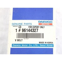 96144327 CINGHIA SERVIZI DAEWOO ESPERO 1.8 70 KW RICAMBIO NUOVO