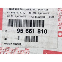 SPREDNJI ZAVORNI DISKI OEM N. 95661810 ORIGINAL REZERVNI DEL CITROEN AX (1986 - 1998)BENZINA LETNIK 1991