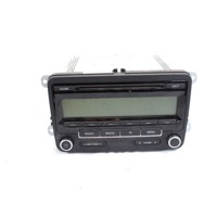 RADIO CD / OJACEVALNIK / IMETNIK HIFI OEM N. 1K0035186AA ORIGINAL REZERVNI DEL VOLKSWAGEN GOLF VI 5K1 517 AJ5 MK6 (2008-2012) DIESEL LETNIK 2010