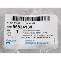 VODNA CRPALKA BRISALCEV OEM N. 96834138 ORIGINAL REZERVNI DEL CHEVROLET ORLANDO MK1 (2010 - 2018)DIESEL LETNIK 2011