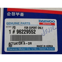 CENTRALNI ZAKLEP SPREDNJIH VRAT  OEM N. 96229552 ORIGINAL REZERVNI DEL DAEWOO NUBIRA J100 (1997 - 2003)BENZINA LETNIK 1997