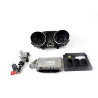 KOMPLET ODKLEPANJE IN VZIG  OEM N. 29991 KIT ACCENSIONE AVVIAMENTO ORIGINAL REZERVNI DEL VOLKSWAGEN GOLF VI 5K1 517 AJ5 MK6 (2008-2012) BENZINA LETNIK 2009