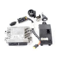 KOMPLET ODKLEPANJE IN VZIG  OEM N. 7197 KIT ACCENSIONE AVVIAMENTO ORIGINAL REZERVNI DEL DACIA SANDERO MK1 (2008 - 2012) BENZINA/GPL LETNIK 2010