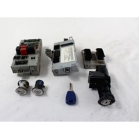 55180312 KIT ACCENSIONE AVVIAMENTO FIAT PUNTO 1.2 B 59KW 5M 3P (2003) RICAMBIO USATO CON CENTRALINA MOTORE, BLOCCHETTI ACCENSIONE APERTUTRA CON CHIAVE 46817786