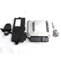8506374 KIT ACCENSIONE AVVIAMENTO BMW SERIE 3 320D E91 2.0 D 4X4 130KW AUT 5P (2009) RICAMBIO USATO CON CENTRALINA MOTORE, BLOCCHETTI ACCENSIONE APERTURA CON CHIAVE 0281016067 61359147226