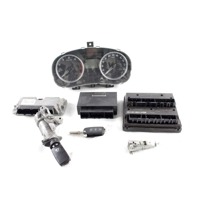 03C906024R KIT ACCENSIONE AVVIAMENTO SKODA ROOMSTER 1.4 B 63KW 5M 5P (2009) RICAMBIO USATO CON CENTRALINA MOTORE, BLOCCHETTI ACCENSIONE APERTURA, QUADRO STRUMENTI CONTACHILOMETRI 6Q1937049F 5J0920811B 4B0905851C