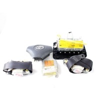 89170-13040 KIT AIRBAG TOYOTA COROLLA VERSO 1.6 B 81KW 5M 5P (2002) RICAMBIO USATO CON CENTRALINA AIRBAG, PRETENSIONATORI CINTURE DI SICUREZZA, AIRBAG VOLANTE, AIRBAG PASSEGGERO 73970-13030 4513013040B0