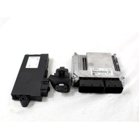 8512499 KIT ACCENSIONE AVVIAMENTO BMW X1 E84 18D 2.0 D 105KW 6M 5P (2012) RICAMBIO USATO CON CENTRALINA INIEZIONE MOTORE, BLOCCHETTO ACCENSIONE CON CHIAVE 0281017551 9194399 61359278745