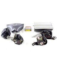 0018203126 KIT AIRBAG MERCEDES CLASSE A 160 W168 LUNGA 1.6 B 75KW 5M 5P (2003) RICAMBIO USATO CON CENTRALINA AIRBAG, AIRBAG VOLANTE, AIRBAG PASSEGGERO, PRETENSIONATORI CINTURE DI SICUREZZA 1684600298 1688600805