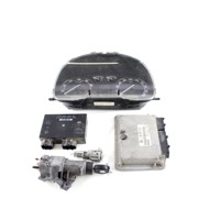 06A906018GR KIT ACCENSIONE AVVIAMENTO SKODA OCTAVIA SW 2.0 B 85KW 5M 5P (2001) RICAMBIO USATO CON CENTRALINA MOTORE, QUADRO STRUMENTI CONATCHILOMETRI, BLOCCHETTI ACCENSIONE APERTURA 1U0920810B 1J0959799AH