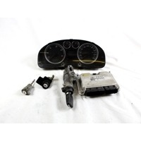 038906019KD KIT ACCENSIONE AVVIAMENTO VOLKSWAGEN PASSAT 1.9 D 96KW 5M 5P (2004) RICAMBIO USATO CON CENTRALINA MOTORE, QUADRO STRUMENTI CONTACHILOMETRI, BLOCCHETTI ACCENSIONE APERTURA CON CHIAVE 0281011205 4B0905851G 3B0920829A