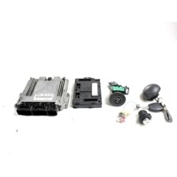 237102213R KIT ACCENSIONE AVVIAMENTO DACIA SANDERO STEPWAY 1.5 D 66KW 5M 5P (2014) RICAMBIO USATO CON CENTRALINA MOTORE, BLOCCHETTI ACCENSIONE APERTURA CON CHIAVE 237104128R 0281030439 284B12330R