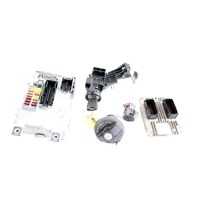 51868979 KIT ACCENSIONE AVVIAMENTO FIAT PUNTO EVO 1.4 M 57KW 5M 5P (2011) RICAMBIO USATO CON CENTRALINA MOTORE, BLOCCHETTI ACCENSIONE APERTURA CON CHIAVE 51869094