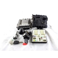 237104376R KIT ACCENSIONE AVVIAMENTO RENAULT KANGOO 1.5 D 66KW 6M 2P (2014) RICAMBIO USATO CON CENTRALINA MOTORE, BLOCCHETTI ACCENSIONE APERTURA CON CHIAVE 0281030899 284B15323R 284B66645R 8200405701