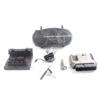 03G906021SH KIT ACCENSIONE AVVIAMENTO SEAT LEON 1.9 D 66KW 5M 5P (2009) RICAMBIO USATO CON CENTRALINA MOTORE, QUADRO STRUMENTI, BLOCCHETTI ACCENSIONE APERTURA CON CHIAVE 3C8937049D 1K0905851 1P0920804CX