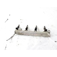 2381447020 TUBO INIEZIONE CON SERIE INIETTORI BENZINA TOYOTA YARIS 1.4 B 74KW 5M 5P (2010) RICAMBIO USATO 2320949205 0280158213