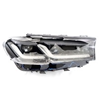 8082656 FARO FANALE ANTERIORE DESTRO FULL LED BMW SERIE 5 G30 LCI 520D (2020) RICAMBIO USATO DANNEGGIATO LENTE VETRO TRASPARENTE DA SOSTITUIRE