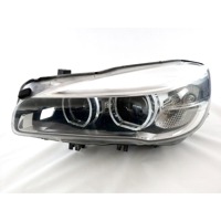 63117391401 FARO FANALE ANTERIORE SINISTRO LED BMW SERIE 2 216D F45 ACTIVE TOURER 1.5 D 85KW 6M 5P (2015) RICAMBIO USATO SCOCCA E LENTE TRASPARENTE DANNEGGIATI