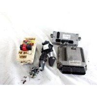 55195024 KIT ACCENSIONE AVVIAMENTO ALFA ROMEO GT 2.0 B 122KW 5M 3P (2007) RICAMBIO USATO CON CENTRALINA MOTORE, BLOCCHETTI ACCENSIONE APERTURA CON CHIAVE 50506303 46558758