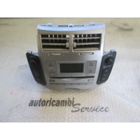 RADIO CD / OJACEVALNIK / IMETNIK HIFI OEM N. 8612052480 ORIGINAL REZERVNI DEL TOYOTA YARIS P9 MK2 (01/2006 - 2009) BENZINA LETNIK 2007