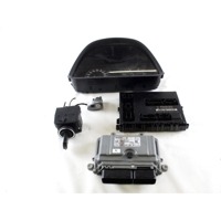 A6401508034 KIT ACCENSIONE AVVIAMENTO MERCEDES CLASSE A180 W169 2.0 D 80KW AUT 5P (2009) RICAMBIO USATO CON CENTRALINA MOTORE, BLOCCHETTI ACCENSIONE APERTURA CON CHIAVE A1695456332 1695452308 