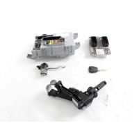 51899832 KIT ACCENSIONE AVVIAMENTO FIAT PUNTO EVO 1.2 B 51KW 5M 3P (2011) RICAMBIO USATO CON CENTRALINA MOTORE, BLOCCHETTI ACCENSIONE APERTURA CON CHIAVE 51869094